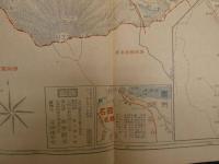 帝国府県地図　山梨県　約40㎝×55㎝