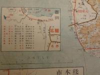 帝国府県地図　熊本県　約40㎝×55㎝