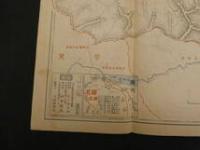 帝国府県地図　埼玉県　約40㎝×55㎝　古地図　古文書