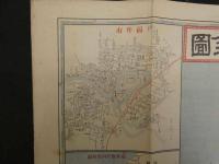 帝国府県地図　福井県　約40㎝×55㎝　