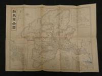 帝国府県地図　群馬県　約40㎝×55㎝　