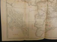 帝国府県地図　群馬県　約40㎝×55㎝　