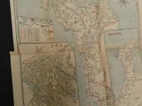 帝国府県地図　石川県　約78㎝×28㎝