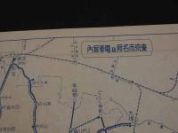 大礼記念国産振興　東京博覧会鳥瞰図　時事新報附録　約39×53.5cm