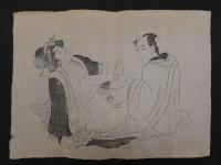 春画 明治・大正期　木版墨刷　　12枚　