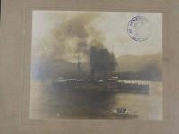 戦前古写真　帝国練習艦隊紀念　浅間　吾妻　1914年6月19日～22日　