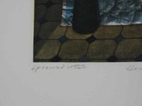 9 版画集　MEMORIES ON PAPER　梯泰久・馬場章/摺り　　1986年　限定80部　用紙 ベランアルシュ（38×28.5cm）