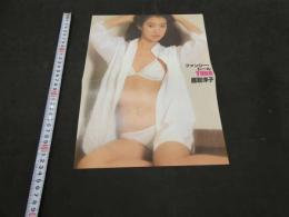 2  雑誌切り抜き　鹿取洋子　池谷朗/撮影　両面1枚２つ折りポスター