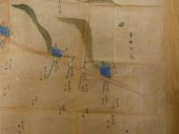 古地図　青森県　五所川原市　金木町嘉瀬　小田原温泉ホテル付近　貞享元年の絵図