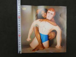 ８　雑誌抜き取り　野沢リリ　加納典明/撮影　LILI,BRONZE BEAUTY　両面２つ折り