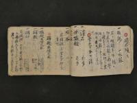 1　舎密備忘録　明治10年写　44丁　（当時の科学水準を知る良い資料です）　科学・写本・古文書