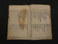 ８　古方便覧　六角重任著　吉益東洞閲　文化3年　乾坤　全2冊　漢方　和本　古文書