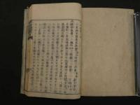 ８　古方便覧　六角重任著　吉益東洞閲　文化3年　乾坤　全2冊　漢方　和本　古文書