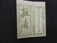 5　帝国　大日本府県郡区改正一覧　1帖