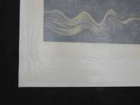5　真作　田村文雄　リトグラフ　闇にこもるNOKEMOND　11/15　版サイズ約38×32cm　シートサイズ約54×38cm