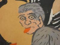 複写大津絵　瓢箪鯰②　紙本着色　