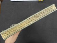5　白帖　短冊帖　26面　短冊52枚収納可能　絹装　四方金　1帖