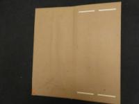 5　白帖　短冊帖　26面　短冊52枚収納可能　絹装　1帖