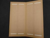 5　白帖　短冊帖　26面　52枚収納可能　絹装　1帖