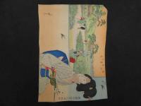 5　真作　尾竹国一筆　東京十二月　石版色刷　約29×21cm　全12枚