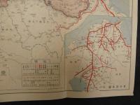 5　日本府県管内地図　福岡県　旅行案内部製図　約40×55㎝
