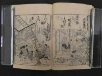 ８　児女絵本艶庭訓　窓梅舎可耕　文華堂　大正9年　前後巻　2冊