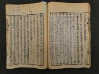祖書肝要集　日蓮著　日英編　明治後刷　薄葉紙上中下巻合本全1冊
