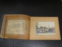 ８　9　大連市内遊覧絵念　大連市内写真２P　集合写真１枚　スタンプ有　大連都市交通株式会社　古文書　戦前　古写真