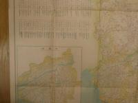 ８　7　大阪府神社分布図　昭和13年　和樂路屋　日下伊兵衛　約109.5×78cm　古地図　戦前　古文書
