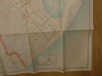 ８　7　清水市全図　都市計画街路網入　昭和15年　山田製図社　約76×54cm　古地図　戦前　古文書