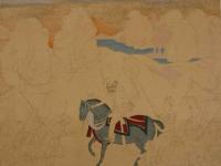 ６　出陣　莫臥兒朝絵画　