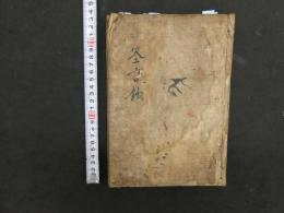 ８　7　説法筌言鈔　延享2年写　3巻全1冊５６丁　真宗　写本　古文書