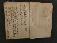 ８　7　説法筌言鈔　延享2年写　3巻全1冊５６丁　真宗　写本　古文書