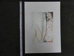 ８　デジタル版画　石川吾郎　限定１００枚　2014年5月の痴女　直筆サイン入り　A3サイズ