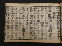 2　5　眼目明鑑薬名修治能毒　杏林庵医生　刊本　１冊