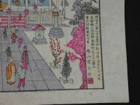 2  9　善光寺御木堂　正面之略図　木版彩色刷