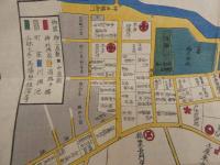 2  5　駿河台小川町絵図　嘉永3年　景山致恭　尾張屋清七　彩色木版刷