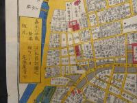 2  5　本郷湯島絵図　嘉永6年　戸松昌訓　尾張屋清七　彩色木版刷