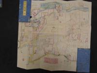 2  5　小石川絵図　嘉永7年　尾張屋清七　彩色木版刷