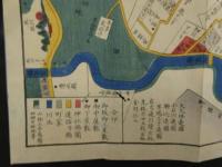 2  5　音羽絵図　嘉永6年　戸松昌訓　尾張屋清七　彩色木版刷　袋付