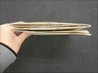 5　9　浪華古図　康正年に図にしたものを文化15年に写しています。　紙本着色　約55×82㎝