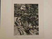 ６　木村利三郎　初期銅版画集　浜木綿の夜　　限定50　銅板画５葉揃