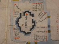 2  5　大坂冬御陣図　江戸後期頃写　約68×76㎝