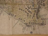 2  5　佐洲絵図　並々村附道川山共付　天保14年写　約47×88㎝