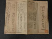 2  ３　京都府管内戸口便覧　1帖