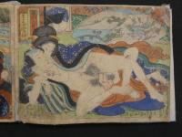 2  ３　春画帖　彩色木版刷　１０図　１帖