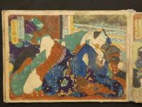 2  ３　春画帖　彩色木版刷　１０図　１帖