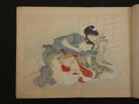 2  ３　春画　枕絵　12枚+1枚　紙本着色