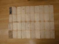 1 ６　九州之図　九劦九ケ国之絵図　木版２色刷　約６３×８８㎝　古地図　古文書
