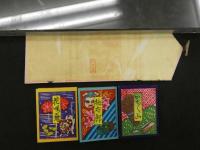３　豆本　絵本おとぎばなし　作者・発行年不明　4×３cm　9冊　3冊ずつ帙入